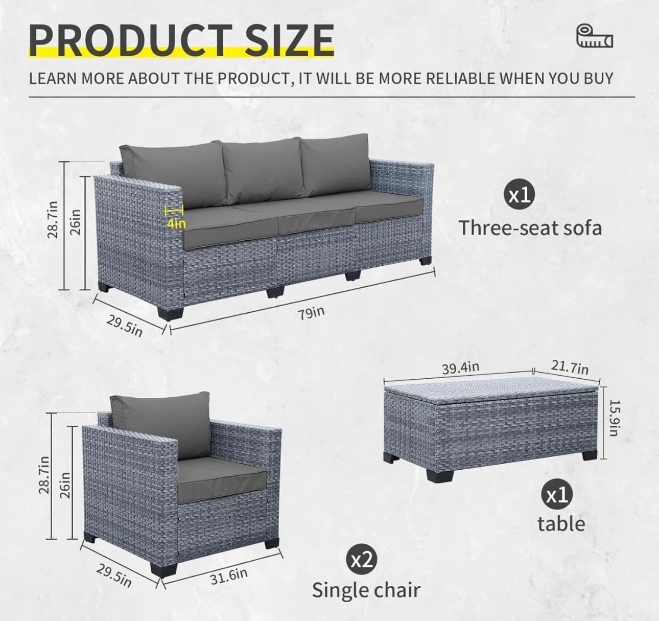 Patio furniture