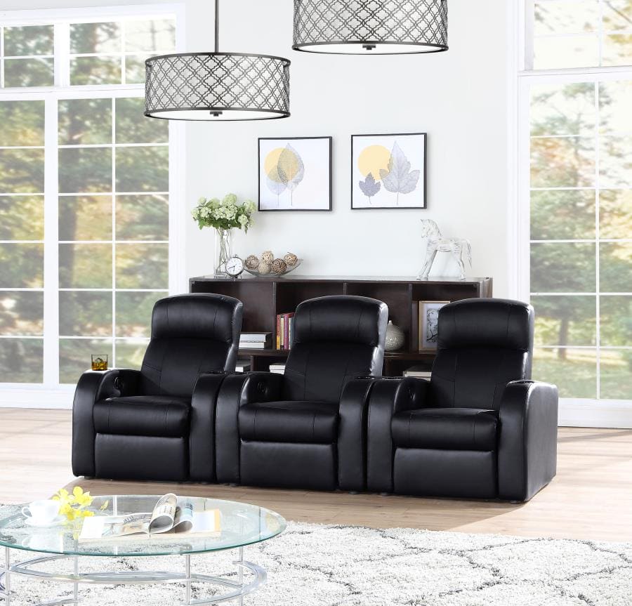 3 PC 3-SEATER HOME THEATER - FIVE STAR FURNITURE LIQUIDATION