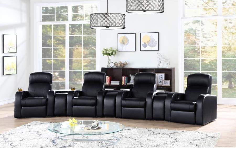7 PC 4-SEATER HOME THEATER - FIVE STAR FURNITURE LIQUIDATION