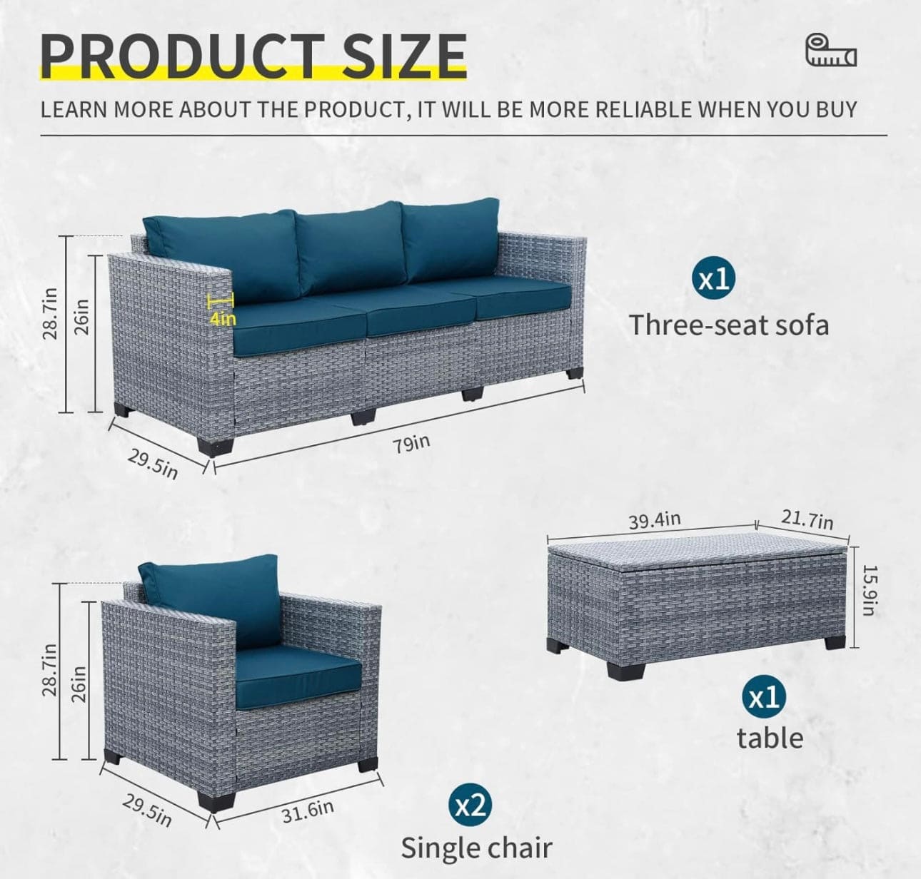 Patio furniture