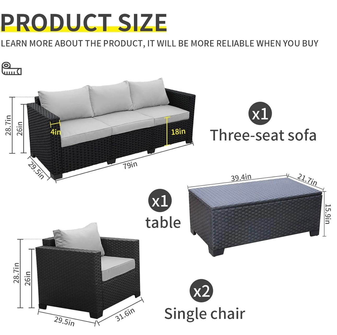 Patio furniture