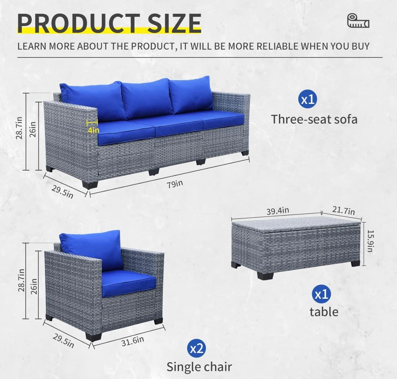 Patio furniture