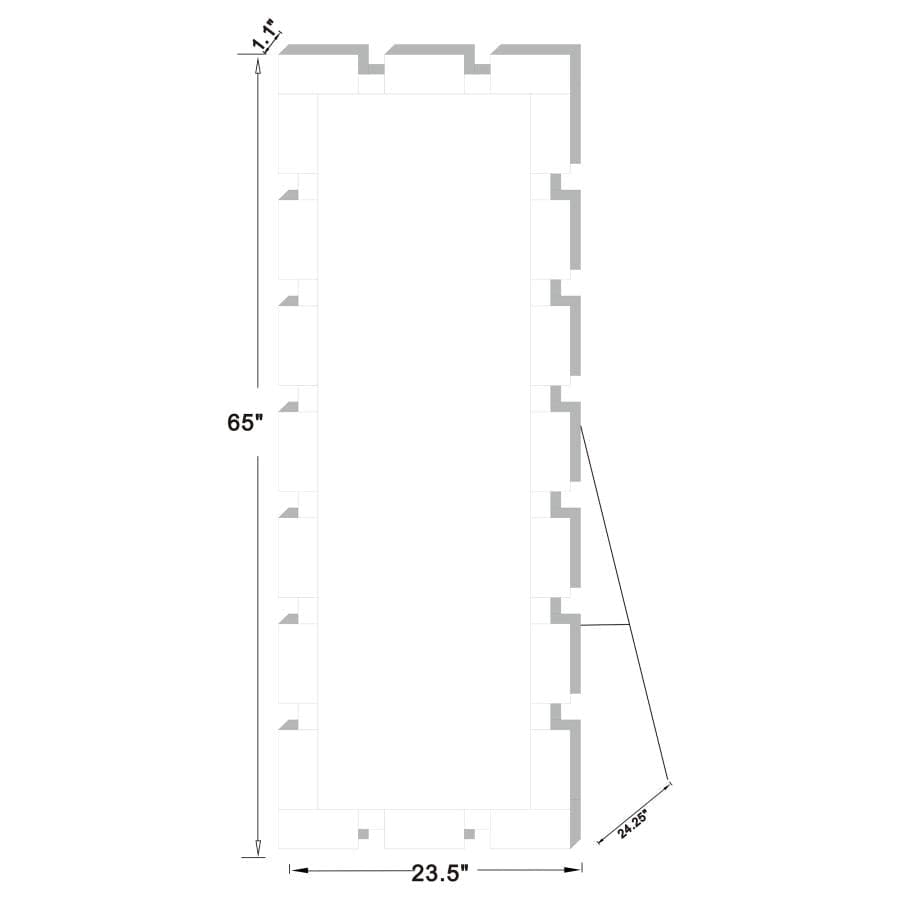 Floor mirror