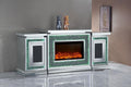 TV STAND W FIREPLACE