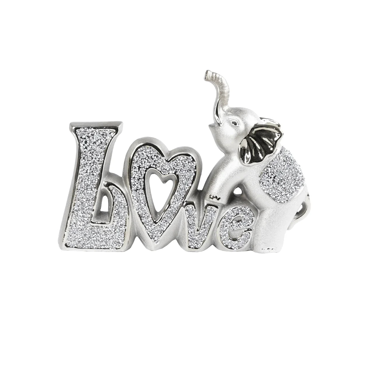 Elephant w/ LOVE Sign