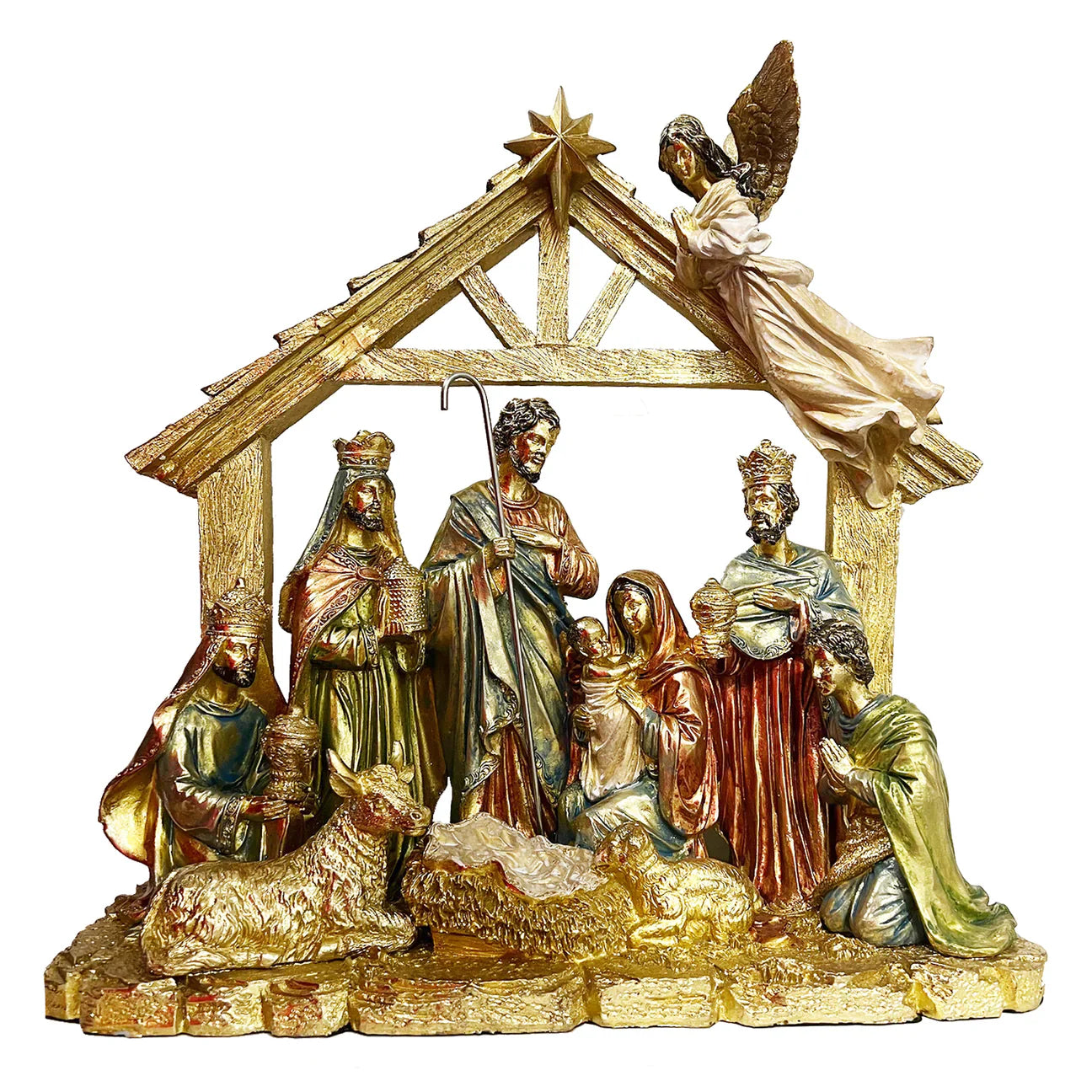 Nativity Sculpture w/ Light