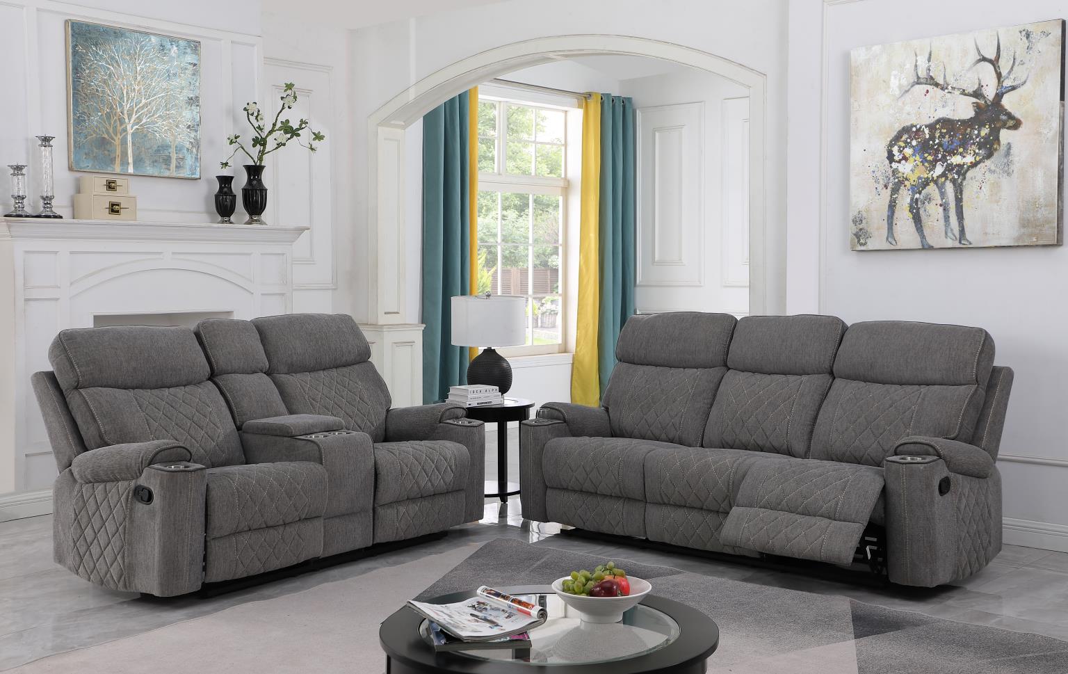 LIVING ROOM SET RECLINER