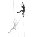 MATTE BLACK & WHITE WALL SCULPTURE COUPLE