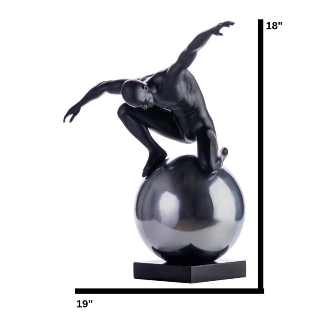 EQUILIBRIUM STRUCTURE // MATTE BLACK AND SEMI CHROME