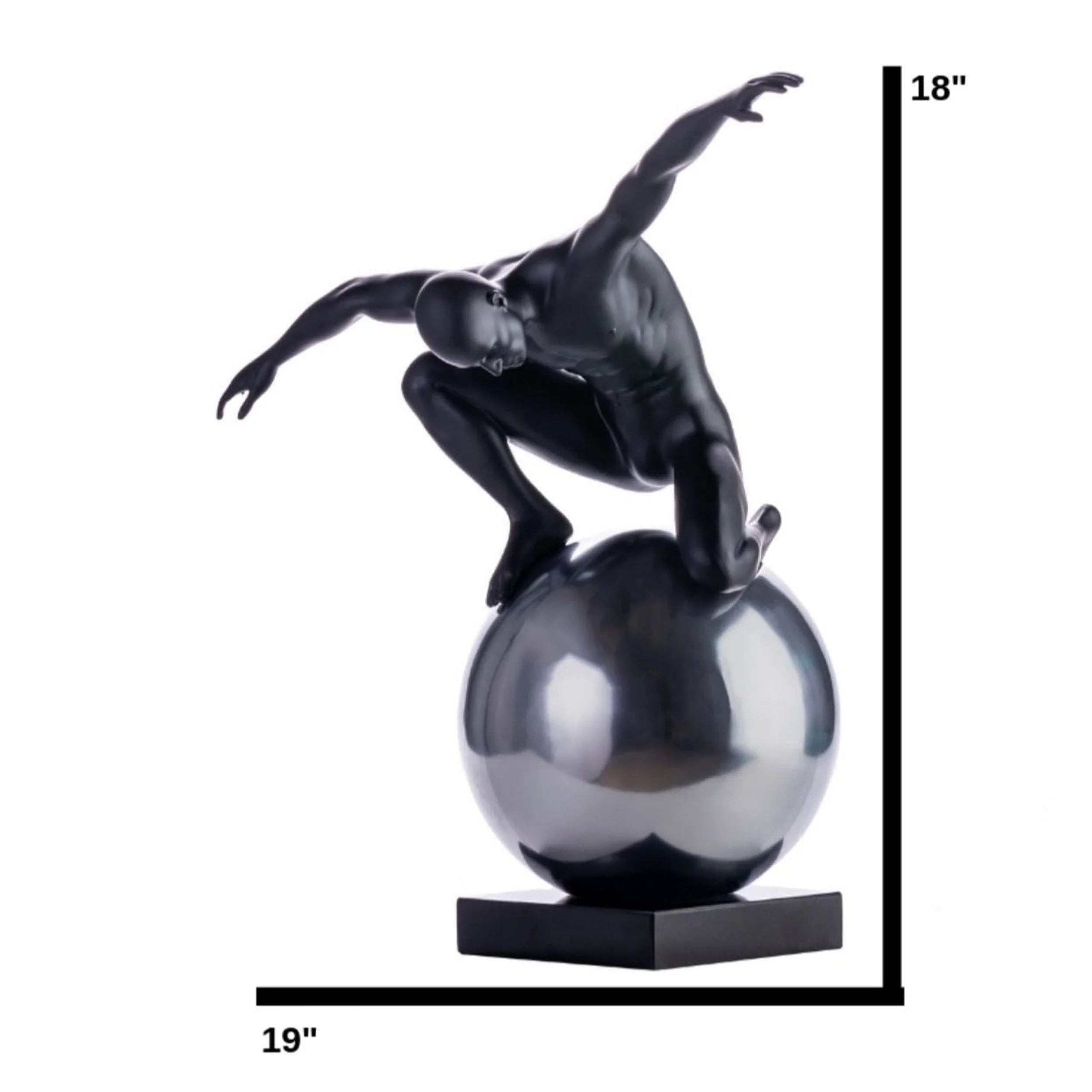 EQUILIBRIUM STRUCTURE // MATTE BLACK AND SEMI CHROME
