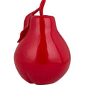 SOLID COLOR PEAR SCULPTURE // RED