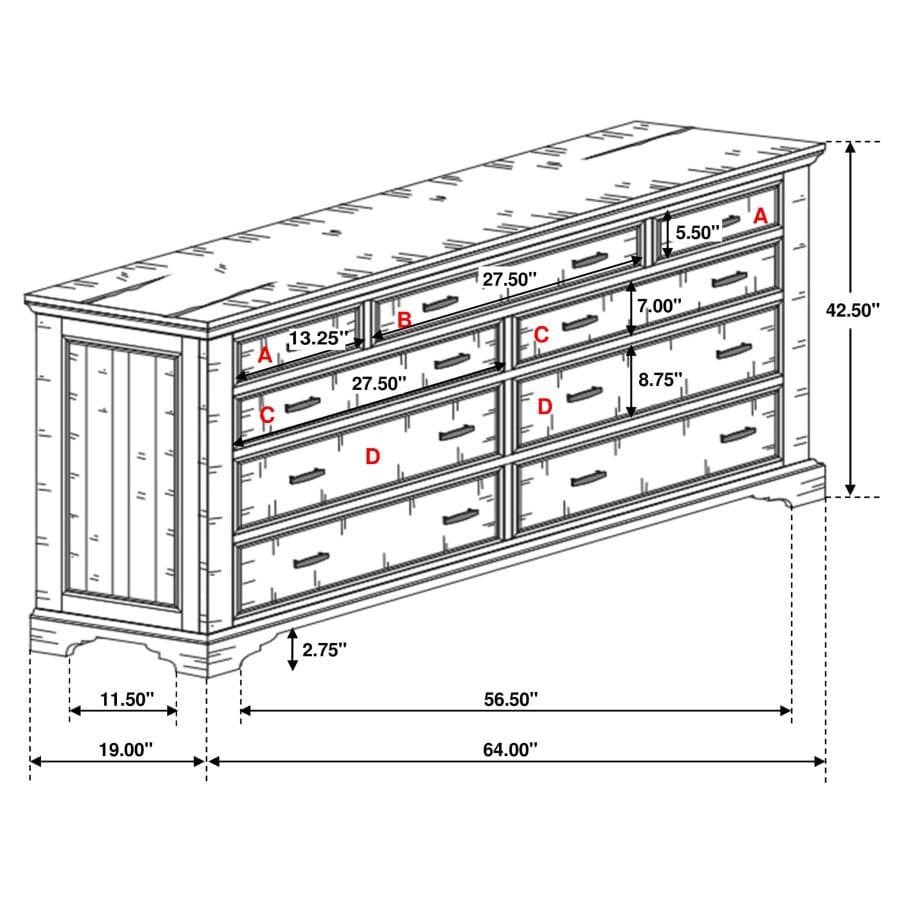 Dresser-mirror-chest