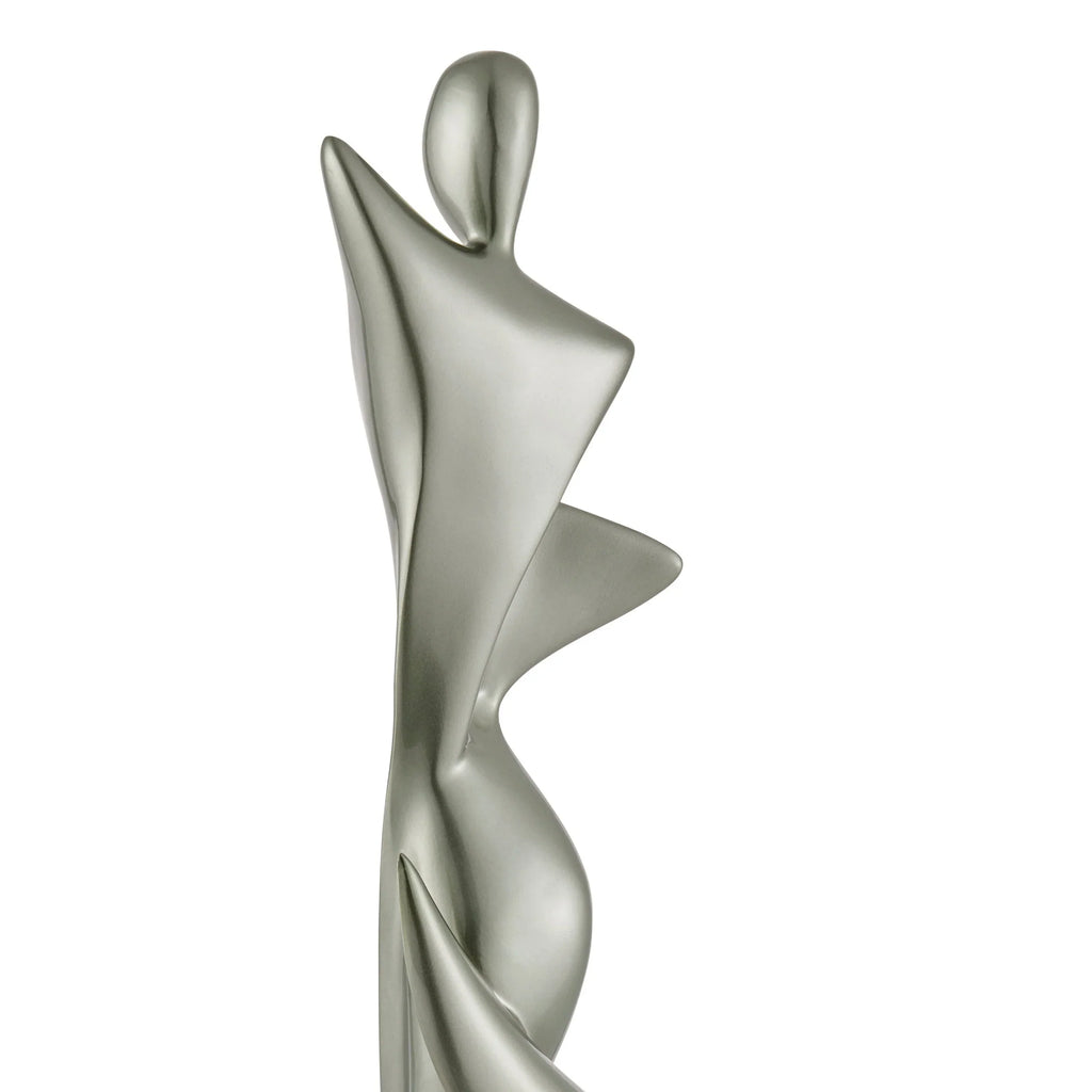 ALLEGRA 32.5-INCH SCULPTURE - METALLIC RED OR GREY