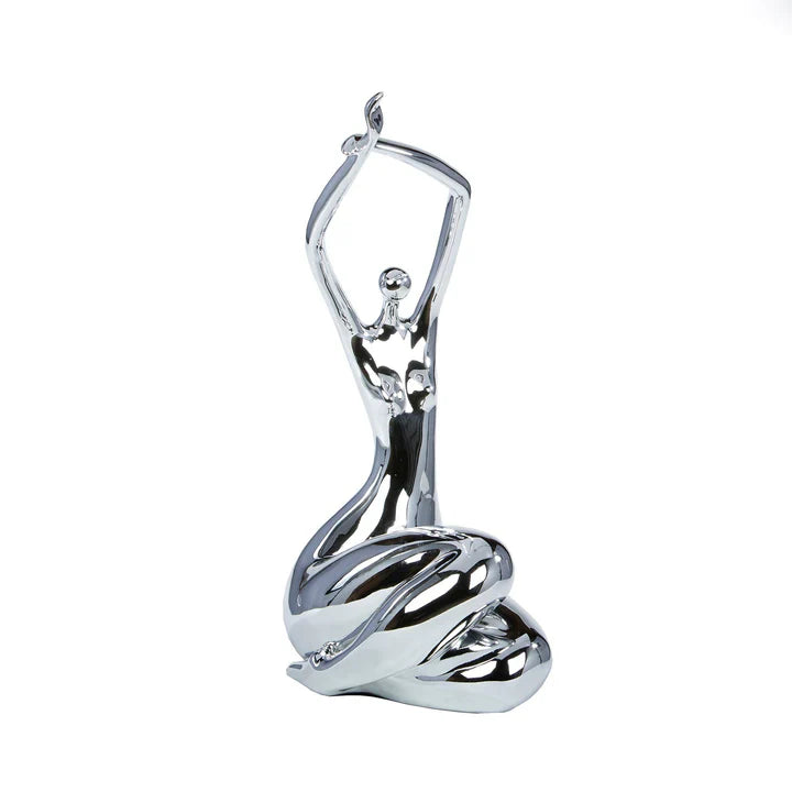 ELIZABETH SCULPTURE // SMALL METALLIC RED