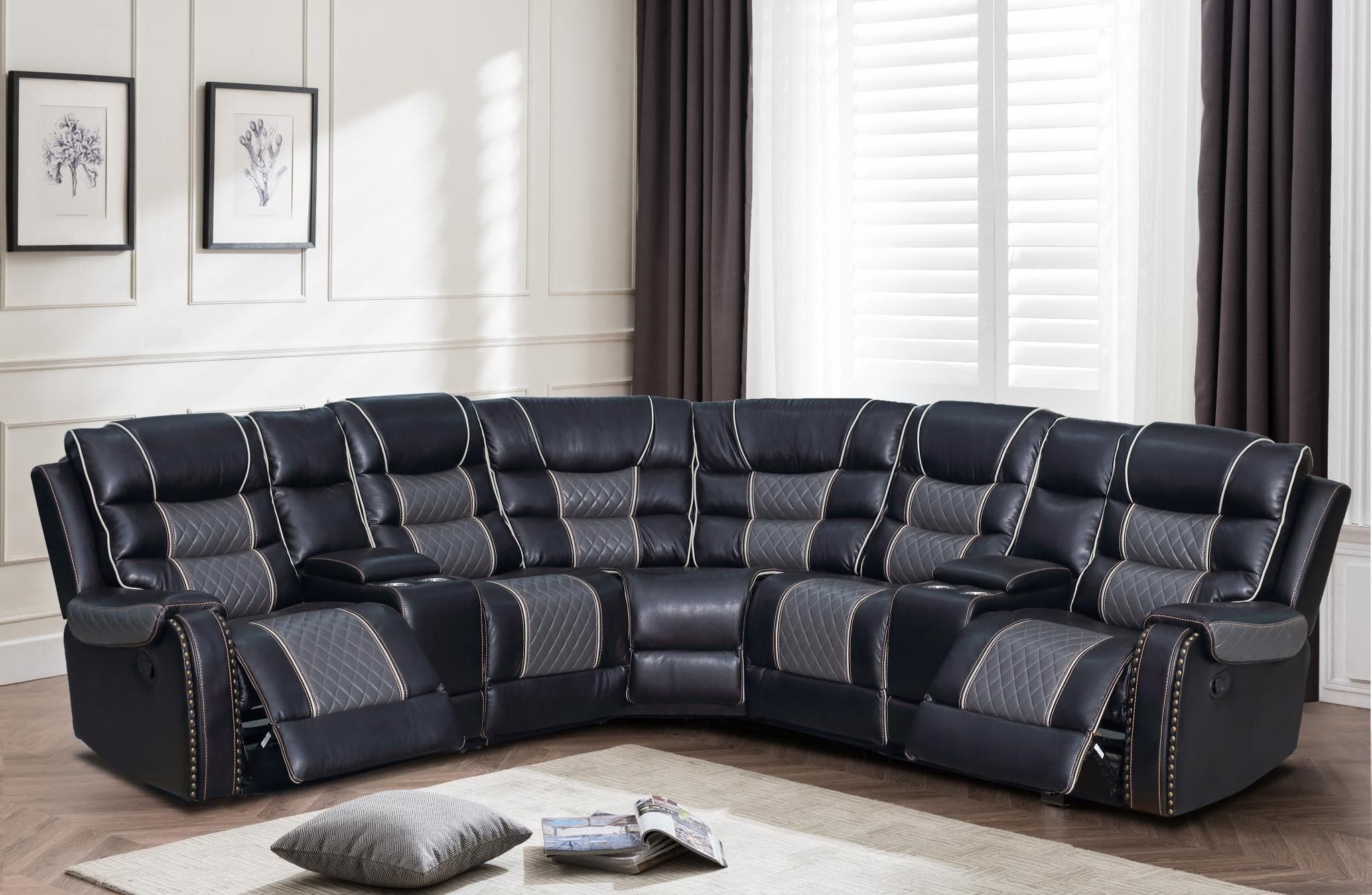 Recliner sectional