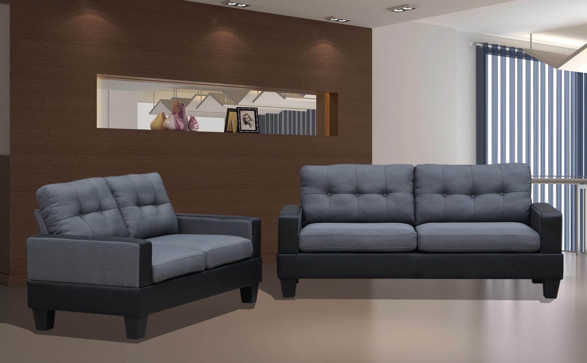 Sofá and loveseat