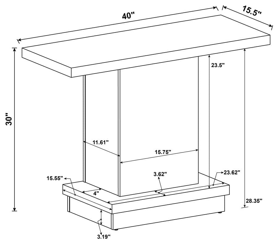Consola table
