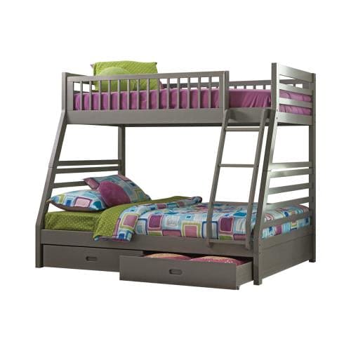 Twin over full w 2 drawer