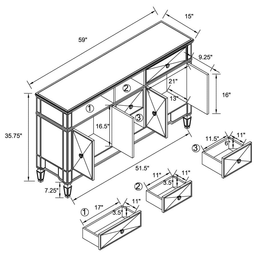 Accent cabinet