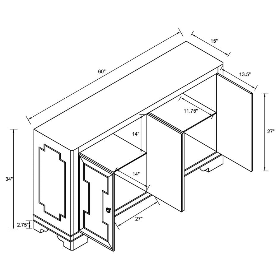 Accent cabinet