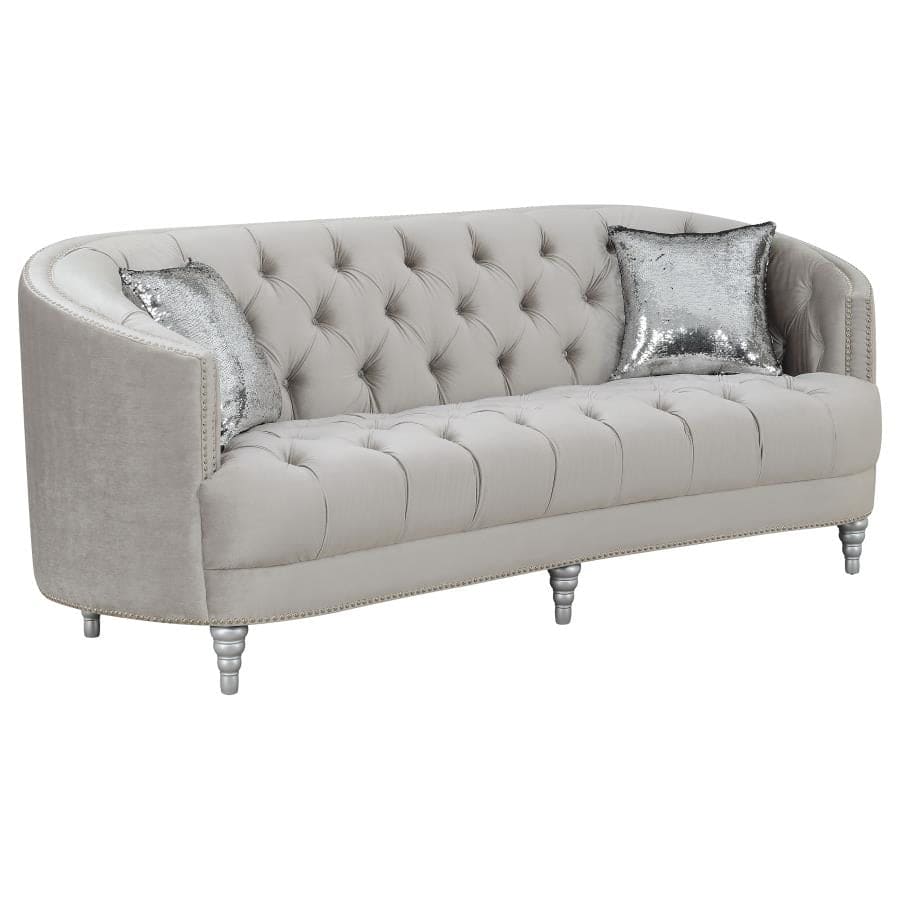 Velvet living room