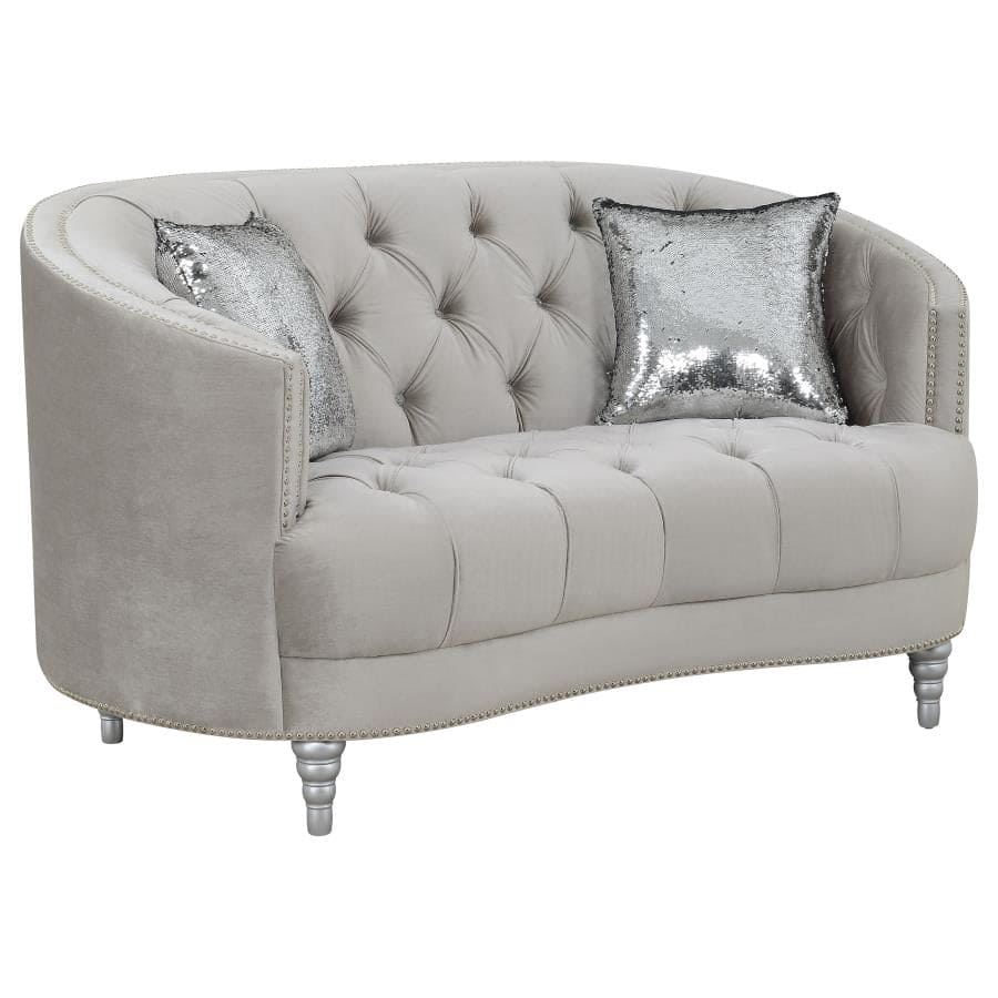 Velvet living room