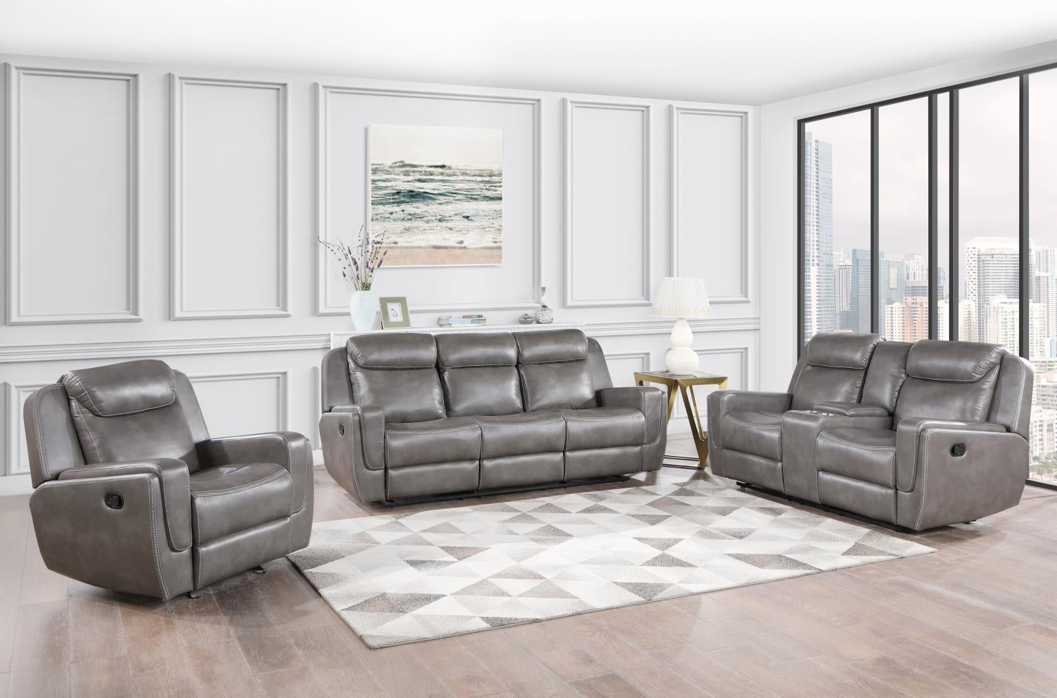 LIVING ROOM SET RECLINER