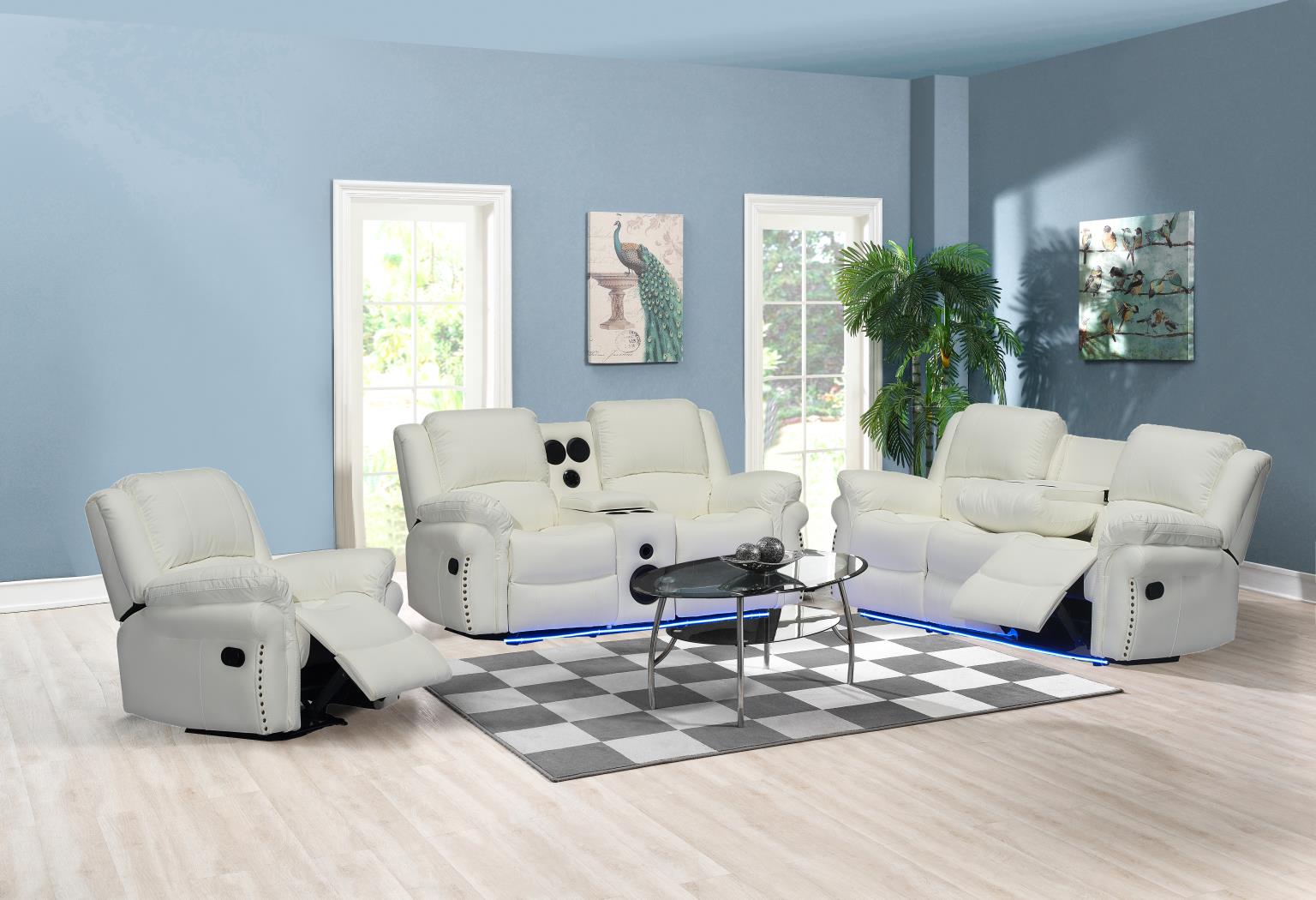 LIVING ROOM SET RECLINER