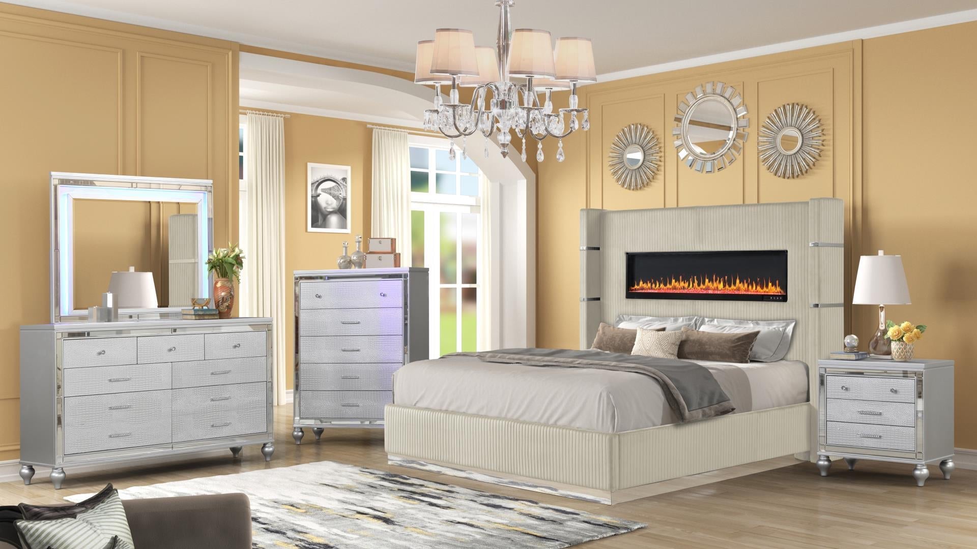BEDROOM SET 4 COLORS