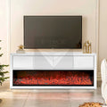 TV STAND WITH FIREPLACE